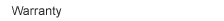 Warranty