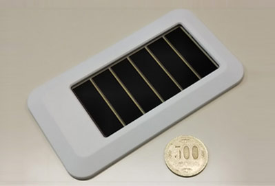Lessbea&reg; Beacon  Powered by  Dye-sensitized Solar Cell