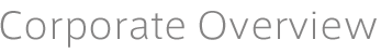 Corporate Overview