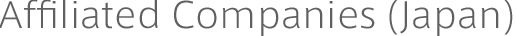 Affiliated Companies (Japan)