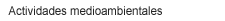 Actividades medioambientales